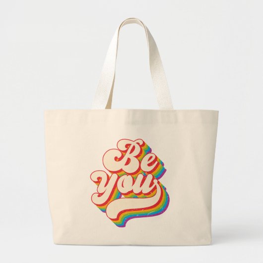 Wees jezelf! CANVAS TAS 2 (Voorkant)