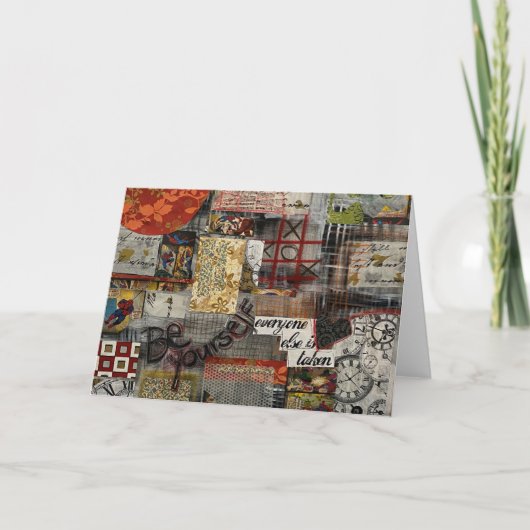 Wees jezelf Collectie Bedankkaart (Voorkant)