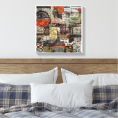 Wees jezelf Collectie Canvas Afdruk (Insitu (Slaapkamer))