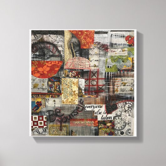 Wees jezelf Collectie Canvas Afdruk (Voorkant)