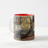 Wees jezelf Collectie Tweekleurige Koffiemok (Voorkant links)