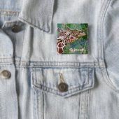 Wees jezelf Collectie Vierkante Button 5,1 Cm (In situ)