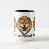 Wees jezelf - De houding citeert de mok van koffie (Center)