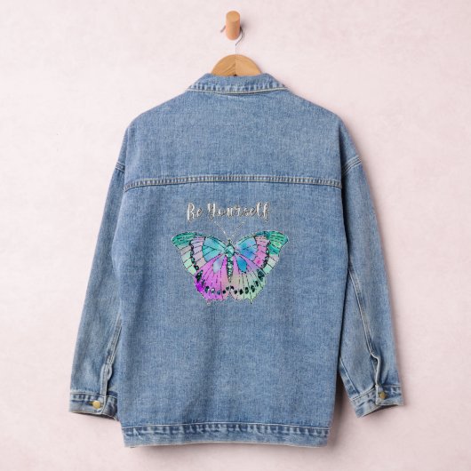 Wees jezelf denim jacket (Hangar)