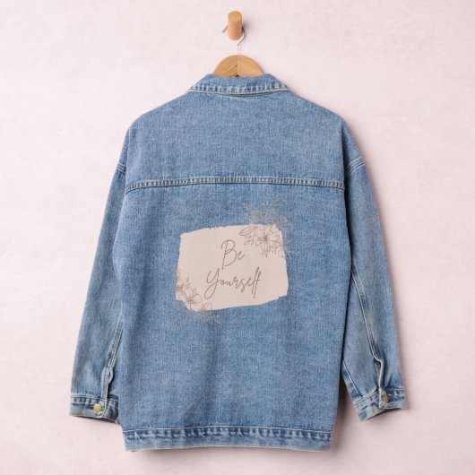 Wees jezelf  denim jacket (Hangar)