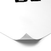 Wees jezelf een Ewenique Funny Sheep Pun Poster (Hoek)