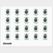 Wees jezelf een Ewenique Funny Sheep Pun Ronde Sticker (Vel)