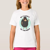 Wees jezelf een Ewenique Funny Sheep Pun T-shirt (Voorkant)