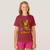 Wees jezelf een leuk T-shirt (Voorkant volledig)