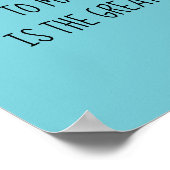 Wees jezelf Emerson Quote met Bird Poster (Hoek)