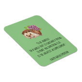 Wees jezelf Emerson Quote met egel Magneet (Rechterzijde)