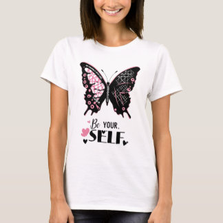Wees jezelf en blijf cool Butterfly T-shirt