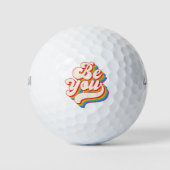 Wees jezelf! Golfballen (Voorkant)