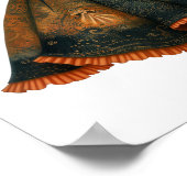 Wees jezelf. Grappig portret van een vrouw AI kuns Poster (Hoek)