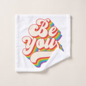 Wees jezelf! Handdoek set (Wasdoekje)