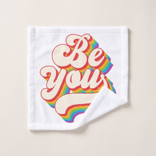 Wees jezelf! Handdoek set (Wasdoekje)