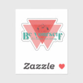 Wees jezelf. Het is goedkoper dan therapie. Sticker (Vel)