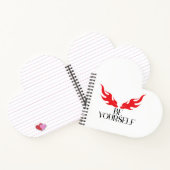 Wees jezelf – het stimuleren van een minimalistisc notitieboek (Binnen)