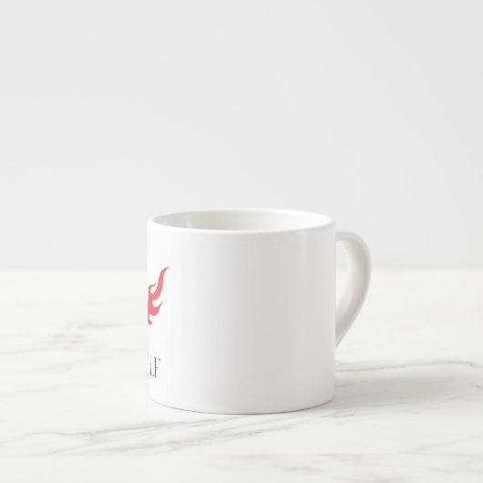 Wees jezelf - het versterken van minimalistische o espresso kop (Voorkant rechts)