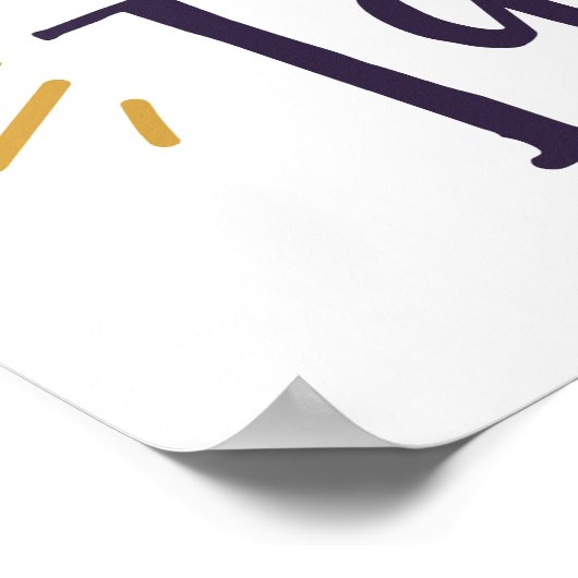 "Wees jezelf, iedereen anders wordt genomen" Poste Poster (Hoek)