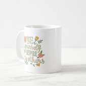 wees jezelf inspireer anderen koffiemok (Voorkant links)