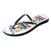 Wees jezelf, inspireer anderen teenslippers (Schuin)
