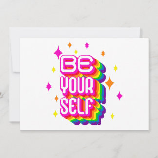 Wees jezelf! kaart