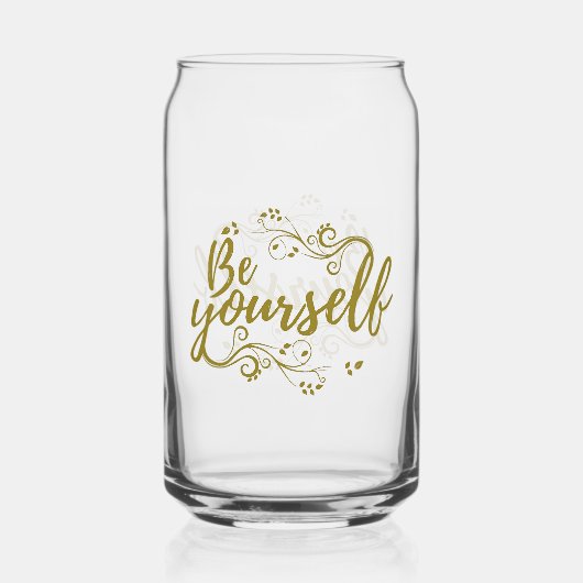 Wees jezelf Kan Glas (Voorkant)