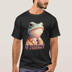 Wees jezelf, kikker t-shirt