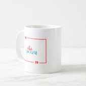 Wees jezelf koffiemok (Voorkant links)