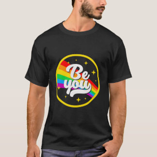 Wees jezelf lgbtq t-shirt