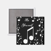 Wees jezelf_ Magnet_by Elenne Boothe Magneet (Voorkant / Achterkant)