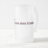 Wees jezelf matglas bierpul (Voorkant rechts)