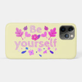 Wees jezelf Motivatie zin Case-Mate iPhone Case (Achterkant (horizontaal))