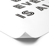 Wees jezelf Motivatieposter Poster (Hoek)