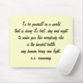 Wees jezelf muismat (Met muis)