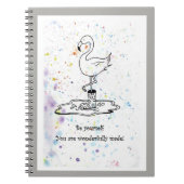 'Wees jezelf'-notebook Notitieboek (Voorkant)