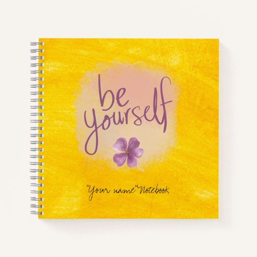 Wees jezelf notitieboek (Voorkant)