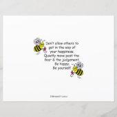 Wees jezelf_Platte papiervellen 11 x 8,5 inch (Achterkant)