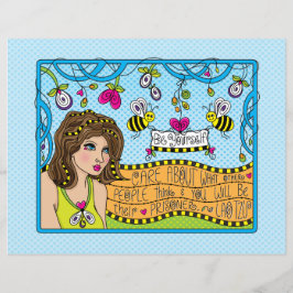 Wees jezelf_Platte papiervellen 11 x 8,5 inch