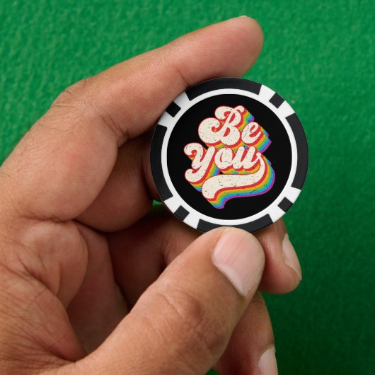Wees jezelf! Poker Chips (Hand)