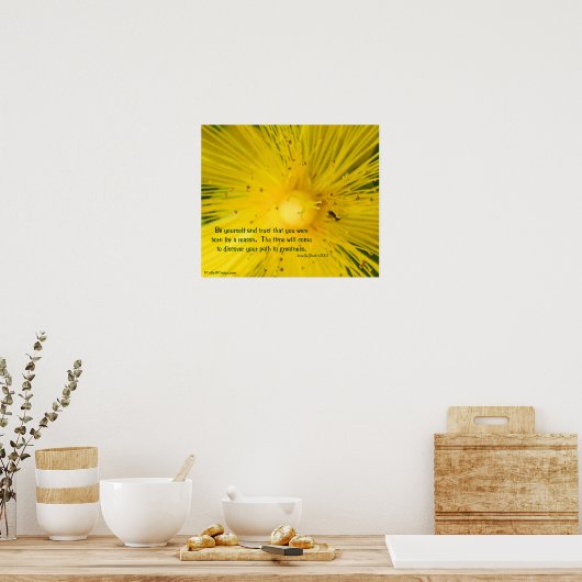 Wees jezelf poster (Keuken)