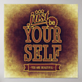 Wees jezelf poster (Voorkant)