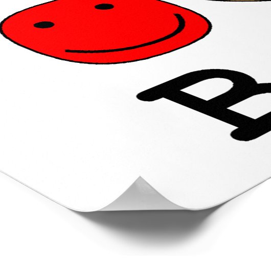 Wees jezelf poster (Hoek)