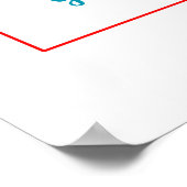 Wees jezelf poster (Hoek)