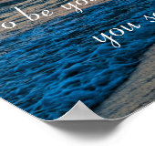 Wees jezelf Poster met Emerson Quote (Hoek)