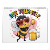 Wees jezelf redden van de bijen grappig dier insec kalender (Hoes)