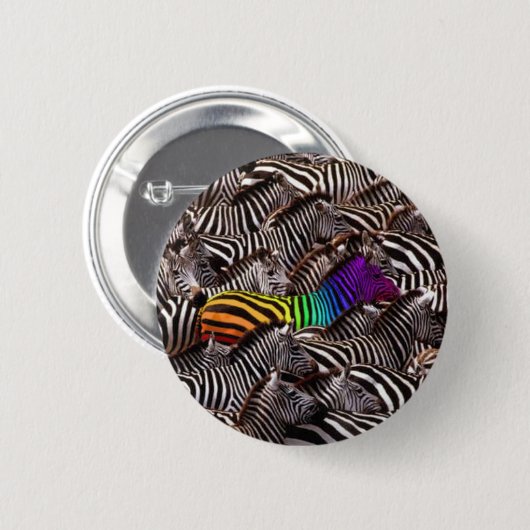 wees jezelf ronde button 5,7 cm (Voorkant /achterkant)