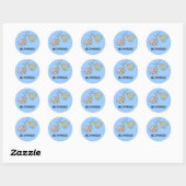 Wees jezelf ronde sticker (Vel)