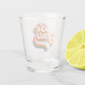 Wees jezelf! Shot glaasje Glas (Achterkant)